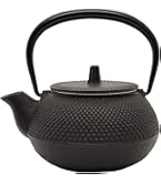岩鋳南部鉄器『新急須 5型アラレ セット （釜敷付） （鉄瓶兼用直火OK） 岩鋳 鉄瓶兼用急須 5型新アラレ